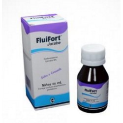 Fluifort Niños (FARMATOLIMA) Frasco*60 mL Jarabe Sabor A Caramelo