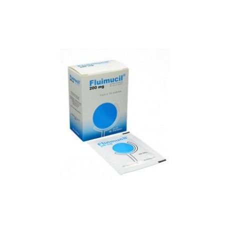 Fluimucil Granulado 200 mg (FARMATOLIMA) Caja*10 Sobres_Mucolítico