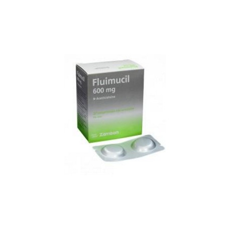 Fluimucil 600 mg (FARMATOLIMA) Caja*20 Comprimidos Efervescentes -Mucolítico
