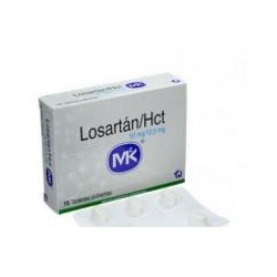Losartán /HCT 50mg (FARMATOLIMA) Caja*15 Tabletas Cubiertas_Tecnoquímicas