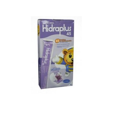 Hidraplus mEq 45 Sabor Uva (FARMATOLIMA) Deshidratación Caja*5 sachet