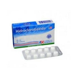 Hidroclorotiazida 25mg (FARMATOLIMA) Caja*30 Tabletas_American Generics
