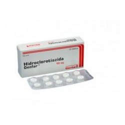 Hidroclorotiazida 50mg (FARMATOLIMA) Caja*30 Tabletas_Genfar