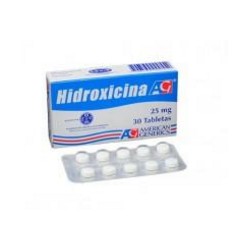 Hidroxicina 25mg (FARMATOLIMA) Caja*30 Tabletas_American Generics