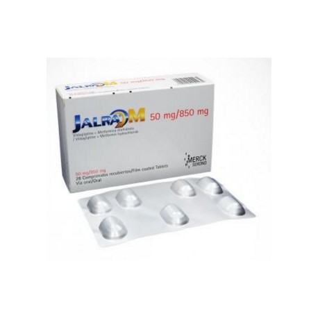 Jalra M 50 mg /850 mg (FARMATOLIMA) Caja*28 Comprimidos Recubiertos_Merck