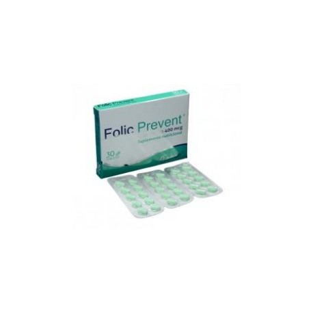 Folic Prevent 400mg (FARMATOLIMA) Caja*30 Tabletas_Laproff