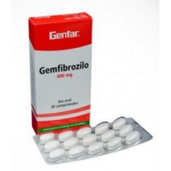 Gemfibrozilo 600mg (FARMATOLIMA) Caja*30 Comprimidos_Genfar