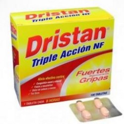 Dristan Triple Acción Nf (FARMATOLIMA) Tabletas Síntomas De La Gripa Caja*100 unidades