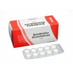Betahistina Diclorhidrato 8 mg (FARMATOLIMA) Caja*50 Comprimidos_Genfar
