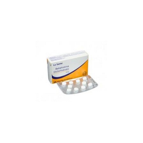 Betahistina Diclorhidrato 8 mg (FARMATOLIMA) Caja*20 Tabletas Recubiertas_La Santé
