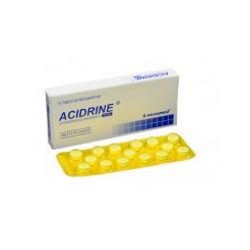 Acidrine 10 mg (ENVIOS REGIONALES Y NACIONAL) Caja*15 Tabletas Recubiertas - Novamed