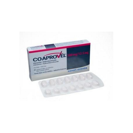 Coaprovel 300 mg / 12.5 mg (ENVIOS REGIONALES Y NACIONAL) Caja*28 Comprimidos Recubiertos – Sanofi Aventis