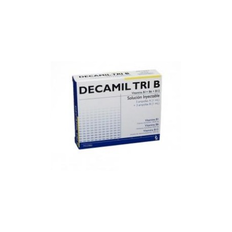 Decamil Tri B (ENVIOS REGIONALES Y NACIONAL) Caja*6 Ampollas - Incobra
