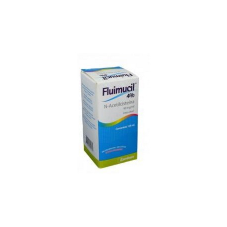 Fluimucil 4 % (ERNVIOS REGIONALES Y NACIONAL) Frasco*120 mL Sabor A Frambuesa