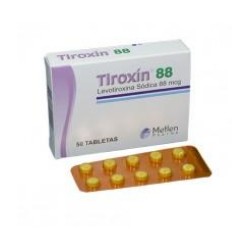 Tiroxín 88 mcg (ENVIOS REGIONALES Y NACIONAL) Caja*50 Tabletas - Metlen Pharma