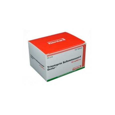 Trimetoprim Sulfametoxazol-F 160 mg / 800 mg (ENVIOS REGIONALES Y NACIONAL) Caja*100 Tabletas - Genfar