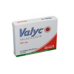 Valyc 500 mg (ENVIOS REGIONALES Y NACIONAL) Caja*10 Tabletas Recubiertas - Genfar