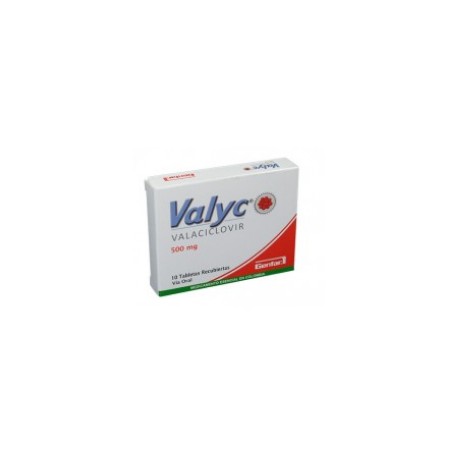 Valyc 500 mg (ENVIOS REGIONALES Y NACIONAL) Caja*10 Tabletas Recubiertas - Genfar