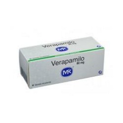 Verapamilo 80 mg (ENVIOS RETGIONALES Y NACIONAL) Caja*50 Tabletas Recubiertas - Tecnoquímicas