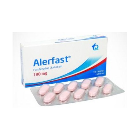 Alerfast 180 mg Tabletas Cubiertas Tecnoquímicas (Envíos Regionales y Nacionales) caja*10 tabletas