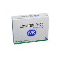 Losartán / Hct 100 mg / 25 mg (ENVIOS REGIONALES Y NACIONAL) Caja*15 Tabletas Cubiertas - Tecnoquímicas