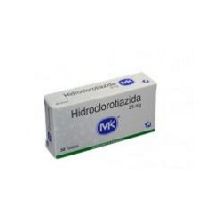 Hidroclorotiazida 25 mg (ENVIOS REGIONALES Y NACIONAL) Caja*30 Tabletas - Tecnoquímicas