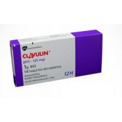 Clavulin 1 g Caja*14 (ENVIOS REGIONALES Y NACIONAL)Tabletas Recubiertas - GlaxoSmithKline