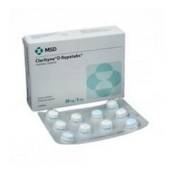 Clarityne D Repetabs 30 mg / 5 mg (ENVIOS REGIONALES Y NACIONAL) Caja*10 Tabletas Recubiertas - MSD