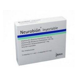 Neurobión Ampollas Solución Inyectable Merck (Envíos Regionales y Nacionales) caja*3 unidades