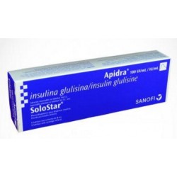 Apidra Solostar 100 UI(ENVIOS RTEGIONALES Y NACIONAL) Caja*1 Cartucho De 3 mL – Sanofi-Aventis