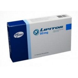 Lipitor 80 mg Tabletas Recubiertas Pfizer (Envíos Regionales y Nacionales) caja*14 tabletas
