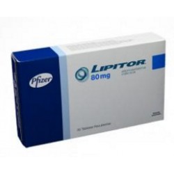 Lipitor 80 mg Tabletas Recubiertas Pfizer (Envíos Regionales y Nacionales) caja*30 unidades