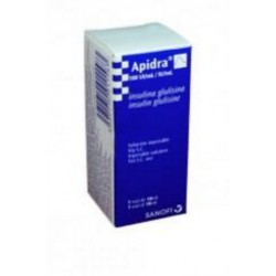 Apidra 100 UI (ENVIOS REGIONALES Y NACIONAL) Caja*1 Vial 10 mL Solución Inyectable – Sanofi- Aventis