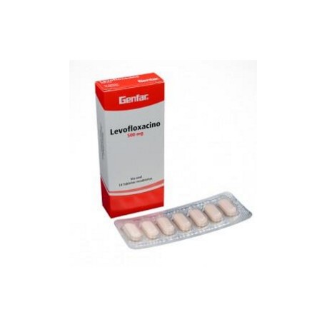 Levofloxacino 500 mg Tabletas Recubiertas Genfar (Envíos Regionales y Nacionales) caja*14 tabletas