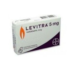 Levitra 5 mg Comprimidos Recubiertos Bayer Schering (Envíos Regionales y Nacionales) caja*4 unidades