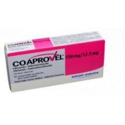 Coaprovel 150 mg / 12.5 mg (ENVIOS REGIONALES Y NACIONAL) Caja*14 Comprimidos Recubiertos – Sanofi Aventis