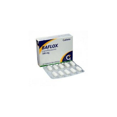 Baflox 500 mg (ENVIOS REGIONALES Y NACIONAL) Caja*10 Tabletas Recubiertas - Galeno