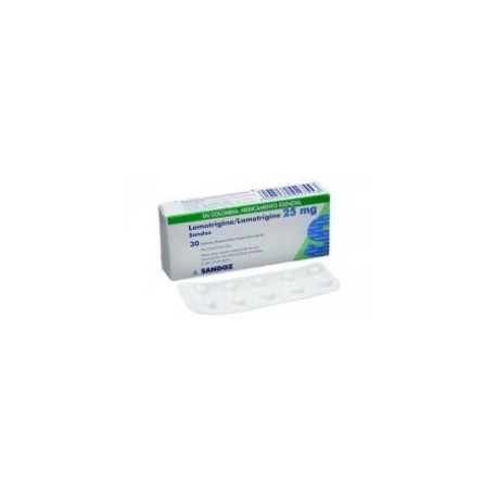 Lamotrigina 25 mg Tabletas Dispersables Sandoz (Envíos Regionales y Nacionales) caja*30 unidades