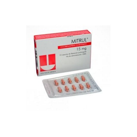Mitrul 15 mg (ENVIOS REGIONALES Y NACIONAL) Caja*10 Cápsulas De Liberación Prolongada – Tecnofarma