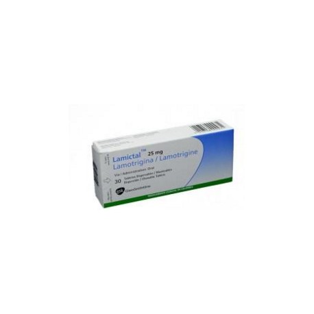 Lamictal 25 mg Tabletas Masticables GlaxoSmithKline (Envíos Regionales y Nacionales) caja*30 unidades