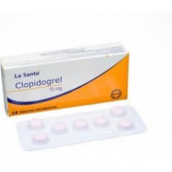 Clopidogrel 75 mg (ENVIOS REGIONALES Y NACIONAL) Caja*14 Tabletas Recubiertas – La Santé