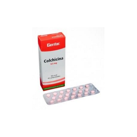 Colchicina 0.5 mg (ENVIOS REGIONALES Y NACIONAL) Caja*40 Comprimidos - Genfar
