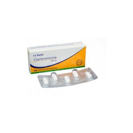 Claritromicina 500 mg (ENVIOS REGIONALES Y NACIONAL) Caja*10 Tabletas Recubiertas – La Santé
