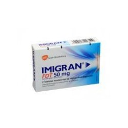 Imigran Fdt 50 mg Tabletas Recubiertas GlaxoSmithKline (Envíos Regionales y Nacionales) caja*2 unidades