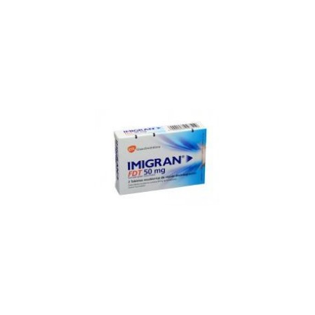 Imigran Fdt 50 mg Tabletas Recubiertas GlaxoSmithKline (Envíos Regionales y Nacionales) caja*2 unidades
