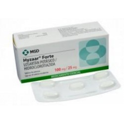 Hyzaar Forte 100 mg 25 mg Tabletas Recubiertas MSD (Envíos Regionales y Nacionales) caja*30 unidades