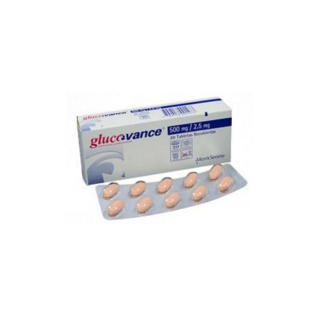 Glucovance 500 mg 2.5 mg Tabletas Recubiertas Merck (Envíos Regionales y Nacionales) caja*30 unidades