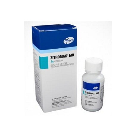 Zitromax Md 2 mg (ENVÍOS REGIONALES Y NACIONAL) Frasco*60 mL - Pfizer