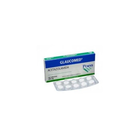 Glaucomed 250 mg Tabletas Poen (Envíos Regionales y Nacionales) caja*10 unidades