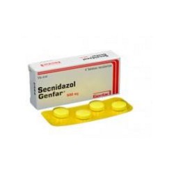 Secnidazol 500 mg (ENVIOS REGIONALES Y NACIONAL) Caja*4 Tabletas Recubiertas - Genfar